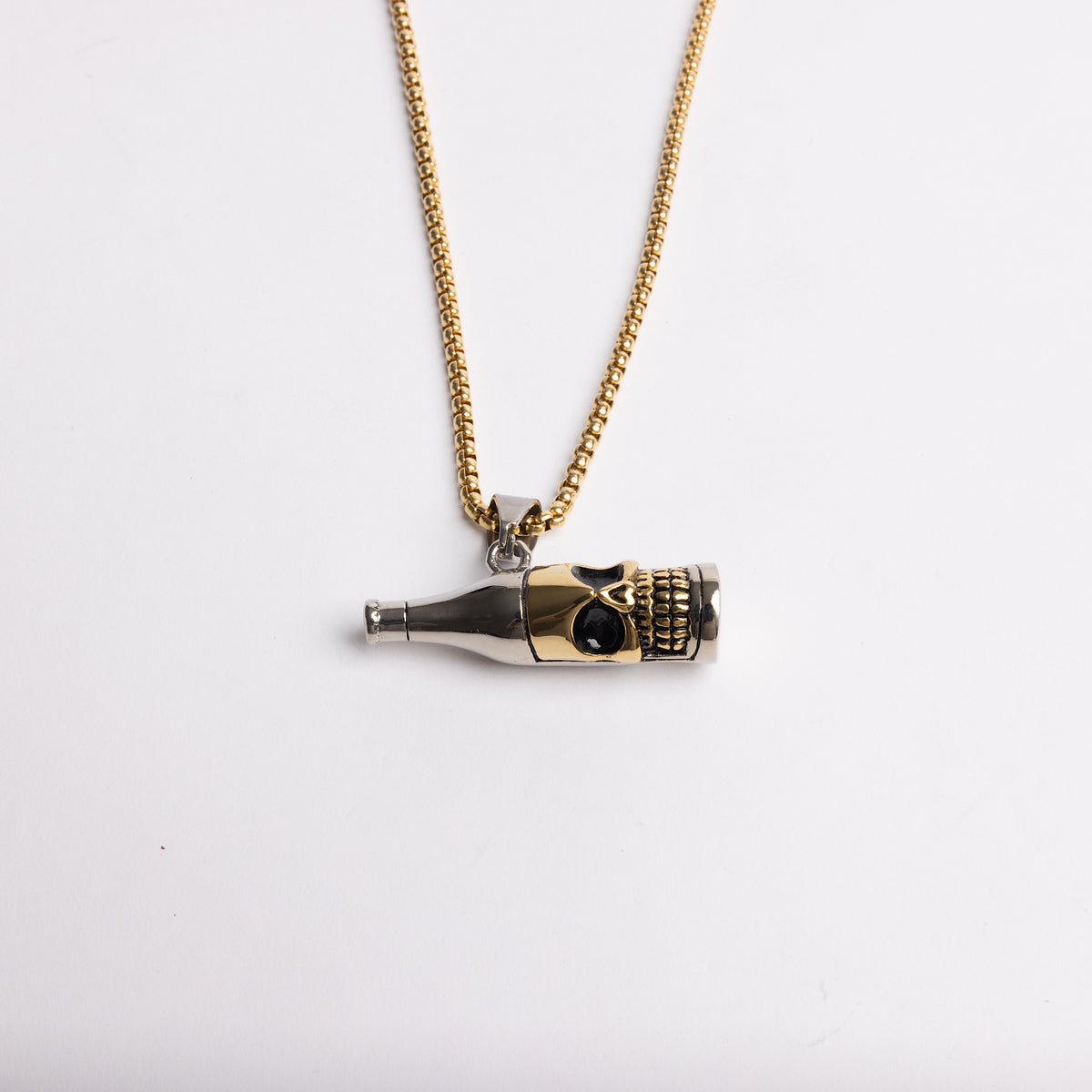 Bottle Skull Necklace