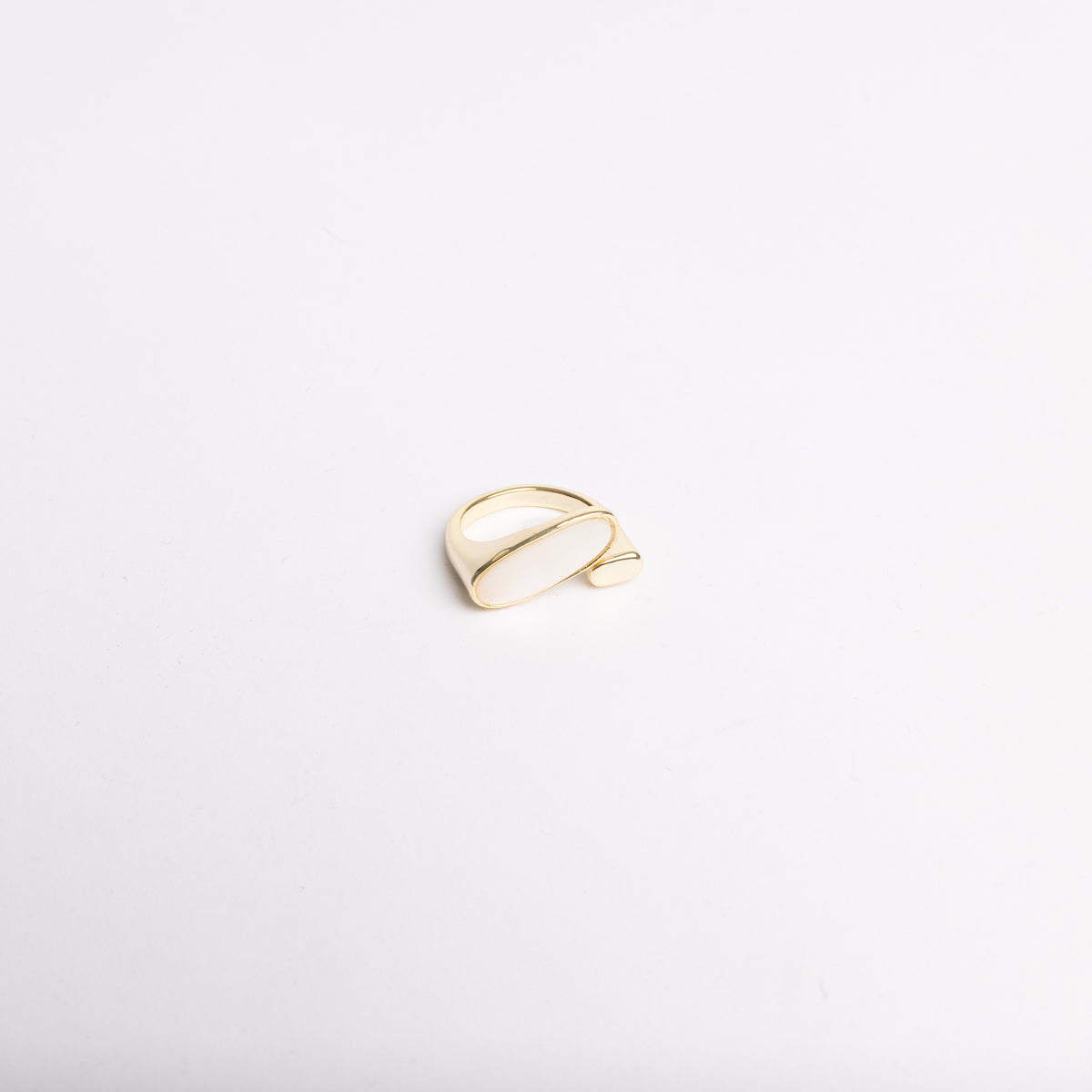 White Shell Ring