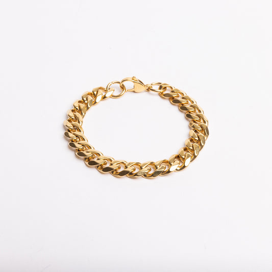 Gold Cuban Link Bracelet