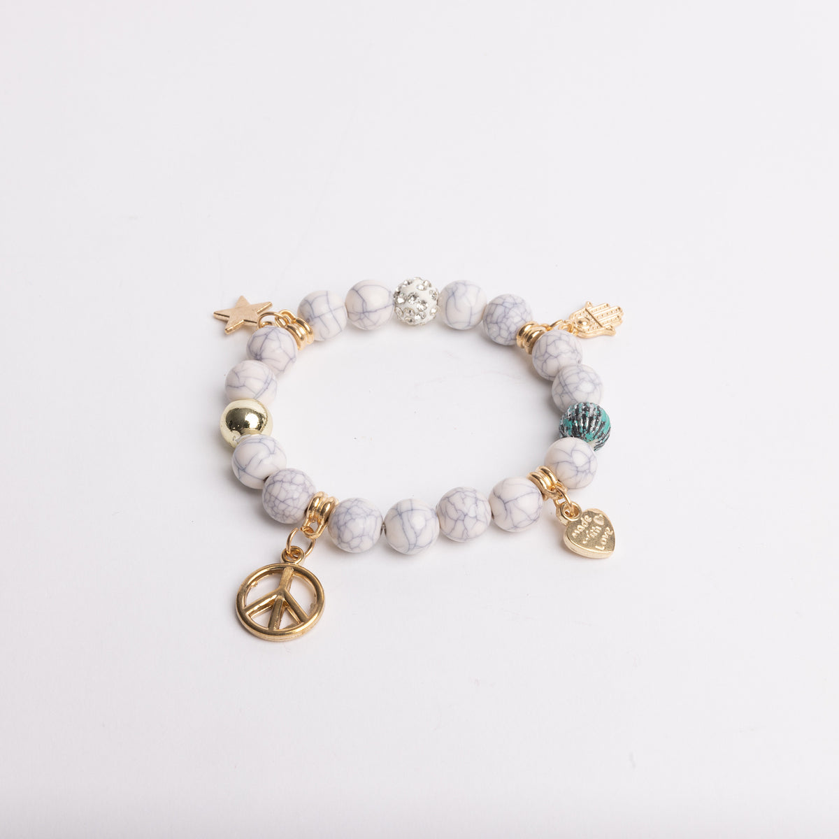 Peace + Star Bracelet (3pc.)
