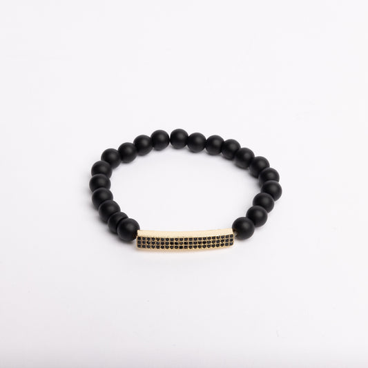 Black Matte Bracelet Set (2pc.)
