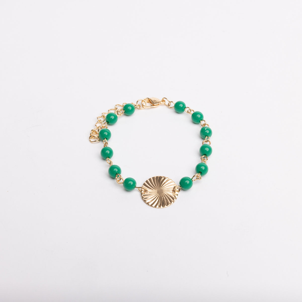 Some Green + Gold Bracelet Set