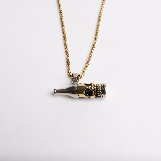 Bottle Skull Necklace