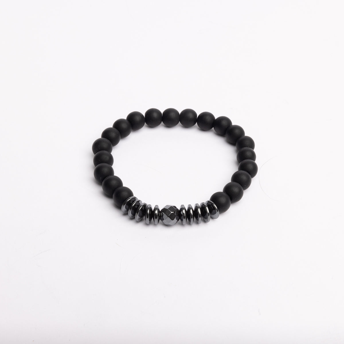 Black Stoned Bracelet (3pc.)