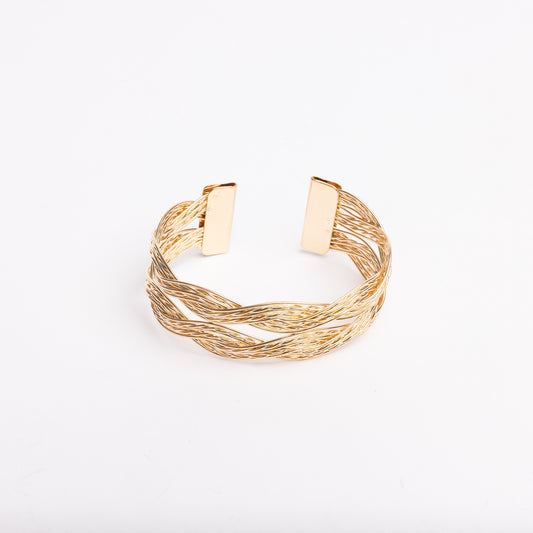 18k Gold Cuff Bangle