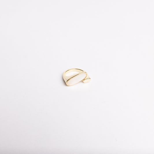White Shell Ring