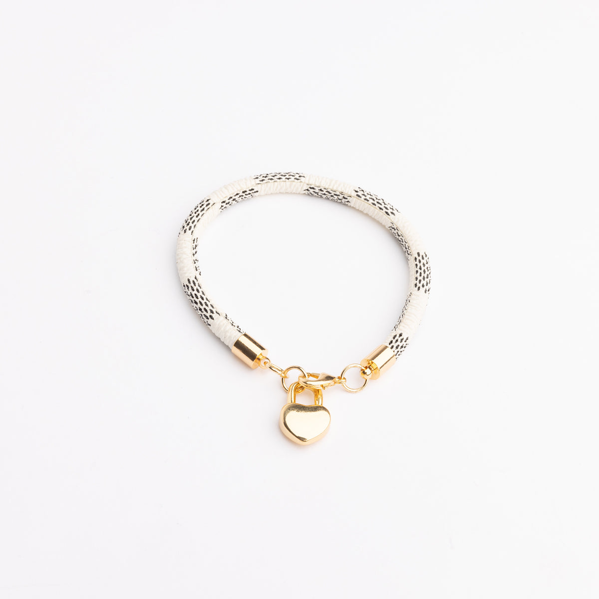 Gold Heart Alloy Bracelet